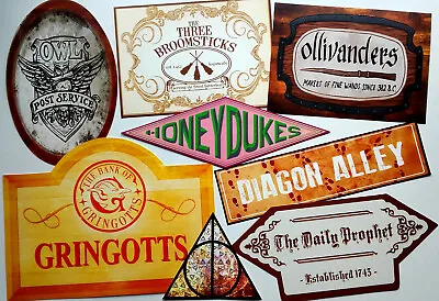 £5.89 • Buy Harry Potter Themed Hand Made Props/Signs Party Decoration/Gift/Childs Room (C)