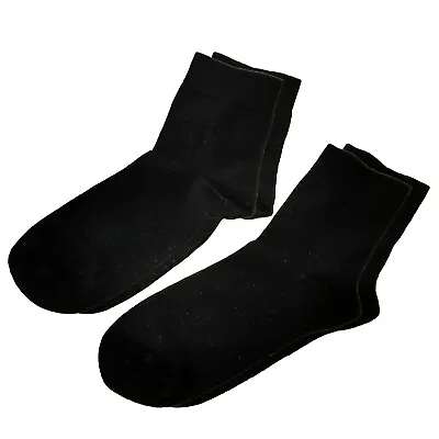 Anti Bacteria EMF Casual Socks For Therapy Healthy Silver Fiber Unisex 2 Packs • $30