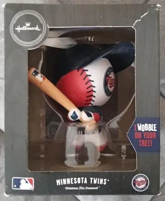 Minnesota Twins Baseball Wobble/bobble Head Hallmark Christmas Tree Ornament!! • $19.99