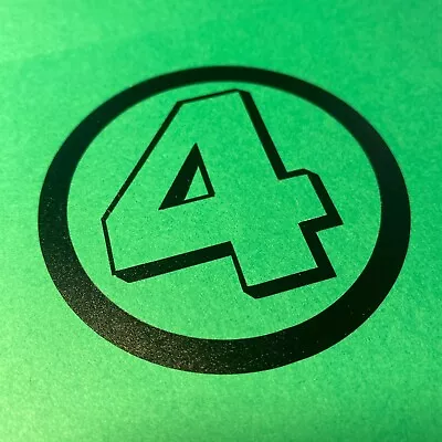 Vinyl Sticker - Classic Fantastic Four Logo (Marvel) • $4