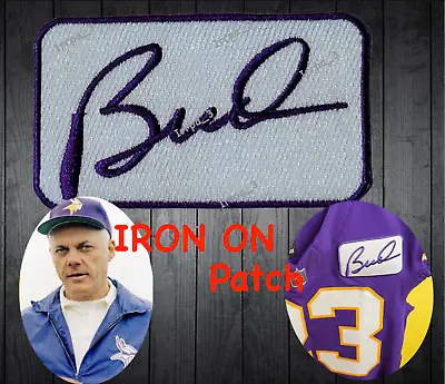 Bud Grant Patch MINNESOTA VIKINGS Football Jersey Bud Patch 2023 Memorial Patch • $14.75