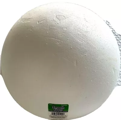 1 Pc Smooth Hollow Half Styrofoam Ball 12  046501014016 Mold Craft Decor + Items • $27.99