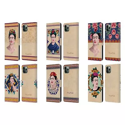 OFFICIAL FRIDA KAHLO PORTRAIT LEATHER BOOK WALLET CASE FOR APPLE IPHONE PHONES • $22.95