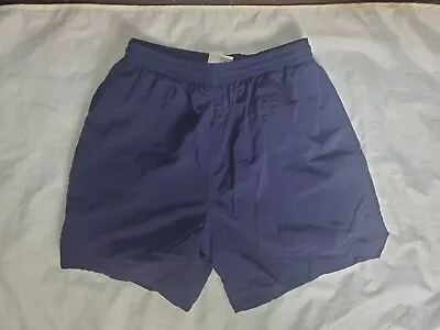 TYR Vintage Swim Trunks Shorts Nylon Shell Blue Men's Size Large L  • $19.79