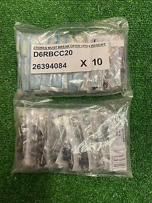 £7.99 • Buy Tower 400 Black  6 Mm Round Cable Clips Tv Aerial Satellite Sky Coax Flex