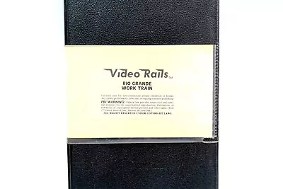 RIO GRANDE WORK TRAIN VHS VCR Tape Train Railroad Related By Video Rails • $9.99