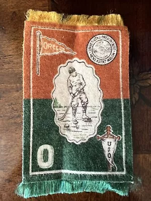1910 B33 MURAD TOBACCO FELT Rug Flannel Oregon University Hockey • $59.99