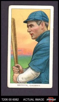 1909 T206 Clark Griffith Batting Reds HOF VARIATION 2 - GOOD • $445