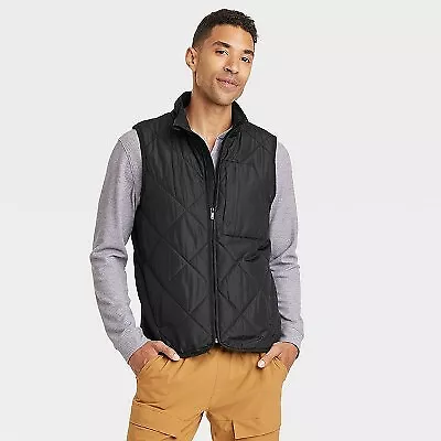 Men's Quilted Puffer Vest - All In Motion • $11.99