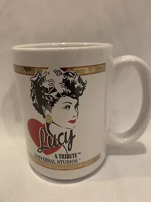 Vintage 1991 I Love Lucy A Tribute Universal Studios Coffee Cup Mug • $12.95