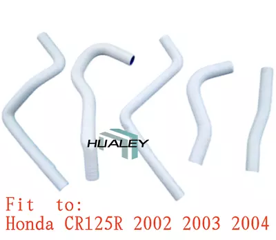 White Silicone Radiator Hose For Honda 2002 2003 2004 CR125R CR125 R CR 125R • $26.50