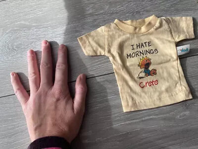 £2 • Buy Mini Hand Size I Hate Mornings Crete T Shirt