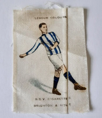 £1.75 • Buy BDV Cigarette Silk - League Colours, Brighton And Hove - Interesting Fold