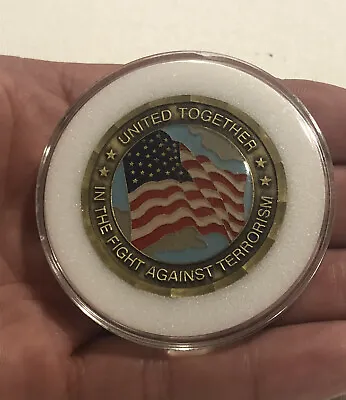 September 11 2001 Pentagon Challenge Coin Medal Medallion Against Terrorism 911 • $29.99