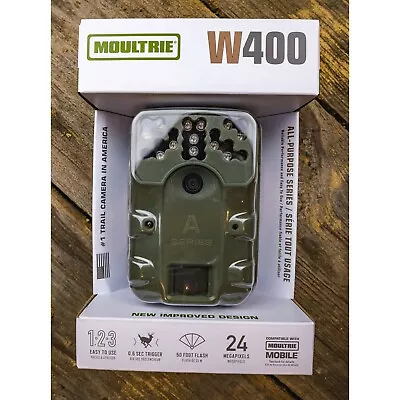 Moultrie W400 Infrared Hunting Trail Camera 24 Megapixels Big Game Deer Hog • $59.27