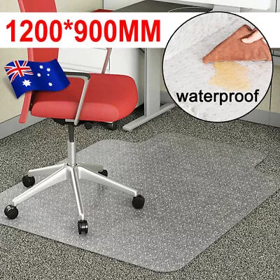 AU Ship Carpet Floor Office Computer Work Chair Mat Useful Plastic 1200 X 900mm • $23.99