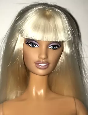 Nude Barbie 2004 Gold Label Versace Versus Lara Model Muse Blonde Doll 4 OOAK • $79.99