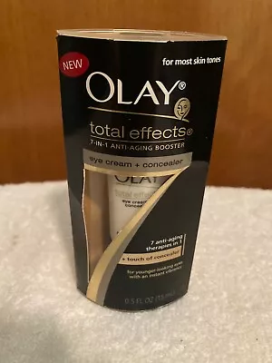 Olay Total Effects  7 In 1 EYE CREAM + CONCEALER 0.5 OZ NEW • $40