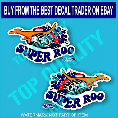 Vintage Super Roo Decal Sticker Vintage Hot Rod Rat Rod Gt Ho Decals Stickers • $5.50