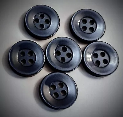 1/2  4-Hole Navy Dress Shirt Buttons • $2.55