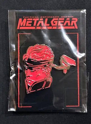 MONDO METAL GEAR SOLID Konami SOLID SNAKE Enamel Pin By SAM WOLFE CONNELLY • $24