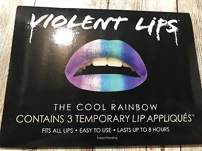 Violent Lips Lip Tattoo Appliques - The Cool Rainbow • $5