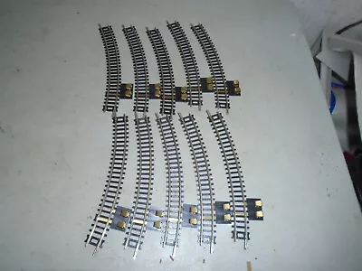 Modelm Power N Scale 10pcs Curved Terminalo Track Appears New • $5