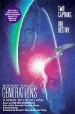 J.M. Dillard Star Trek Generations Based Vtg Star Trek Generations Tv Show 1995 • $26.66