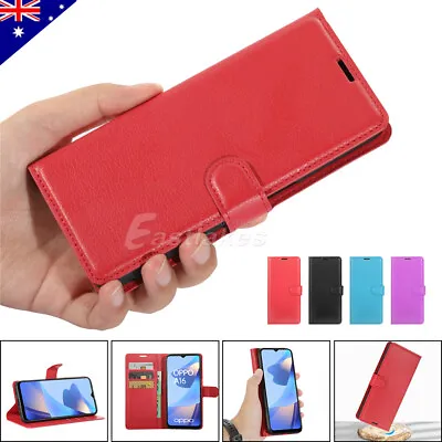 $11.45 • Buy For OPPO A54 A74 5G A16S A54S Case Leather Stand Wallet Flip Card Cover
