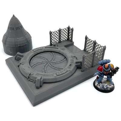 £14.99 • Buy Missile Launch Site 28mm Wargaming Objective Marker Terrain Scenery Legion War
