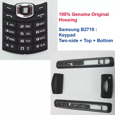 £7.99 • Buy 100% Genuine Original Samsung B2710 Keypad, Two Side+Top+Bottom Fascia Housing