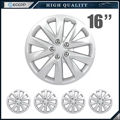 ECCPP Set Of 4 Universal Wheel Cover Snap On Hub Caps For R16 Tires 16 Inch Only • $39.95