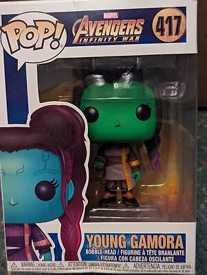 Funko Pop Marvel Infinity War Young Gamora 417 Minor Box Damage • £3