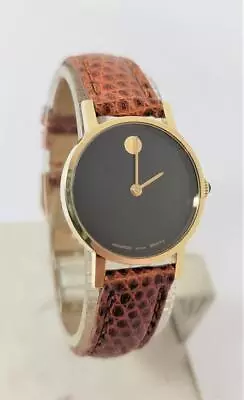 Vintage Solid 14k MOVADO Museum By ZENITH Winding Ladies Watch 36 2180 305*EXLNT • $999