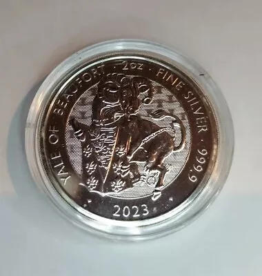 2oz Silver Yale Of Beaufort 2023 - Queen Elizabeth II • £59