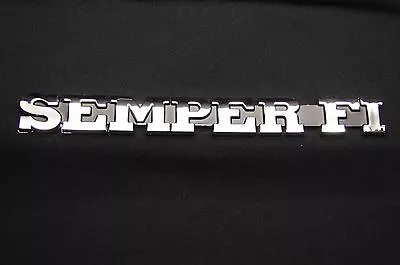 Semper Fidelis 3d Abs Chrome Finish Decal Emblem Marine Corps Semper Fi Usmc • $12.50