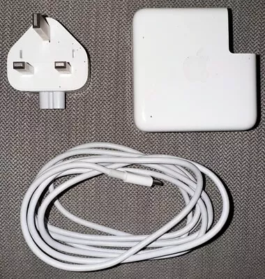 Apple 61W USB C Charger A1947 MacBook Pro / Air Power Adapter Genuine • £3.36