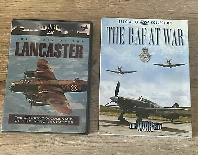 3 X DVD Box Set - The RAF AT WAR Plus THE Story Of The Avro Lancaster - War File • £8.99