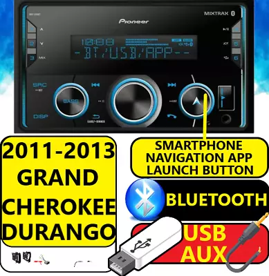 2011-2013 Grand Cherokee & Durango Bluetooth Usb Aux Car Radio Stereo • $393.21