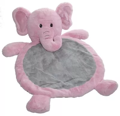 Baby Shower Gift: Luxury Play Mat Pink Elephant Soft Baby Gym Play Mat • £22