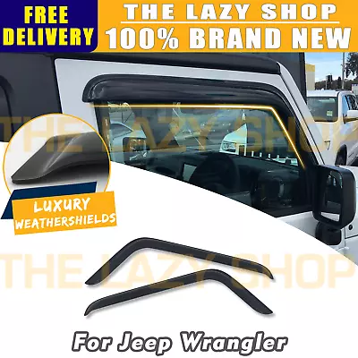 Luxury Weather Shields Weathershields For Jeep Wrangler JK 2D 2007-2018 2pcs • $60