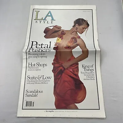 Los Angeles Magazine LA STYLE Spring 2001 Tony Duquette Fashion Newspaper • $21.37