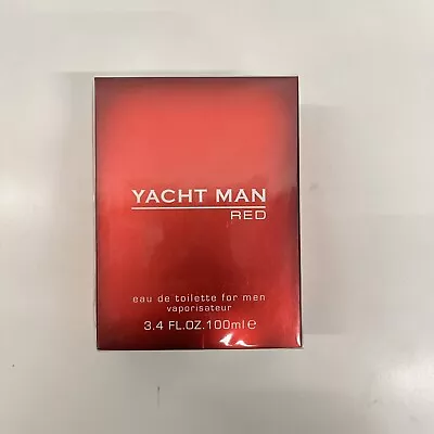 Yacht Man Red For Men 3.4Oz Eau De Toilette • $26