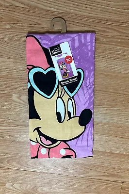 Disney Minnie Mouse Beach Pool Kids' Towel 27in X 54in BRAND NEW • $15