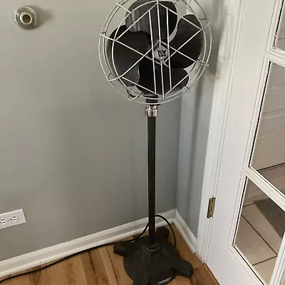 Vintage Working  Art Deco Robbins & Myers Adjustable Oscillating Floor Fan 6804 • $275