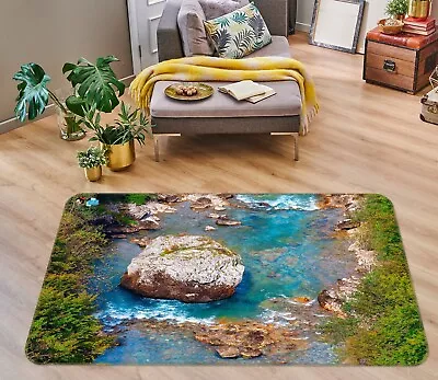 3D Shallow Creek ZHUA3120 Game Non Slip Rug Mat Photo Carpet Vera 2023 • $32.10