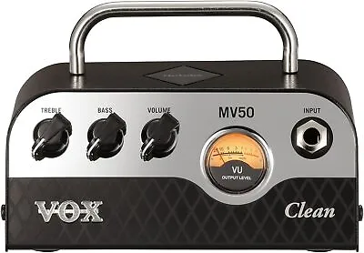 Vox MV50-CL Clean Compact Head Guitar Amplifier Equipped With Nutube 6P1 • $178.18