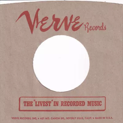 Verve BigBoppa Reproduction Company Record Sleeves (10 Pack) • $6.77