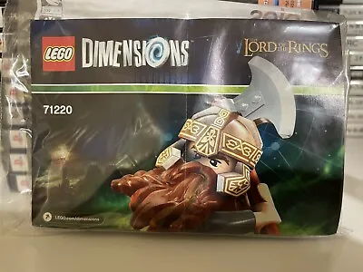 $34.99 • Buy NEW&SEALED LEGO Dimensions 71220 | Lord Of The Rings Gimli Fun Pack