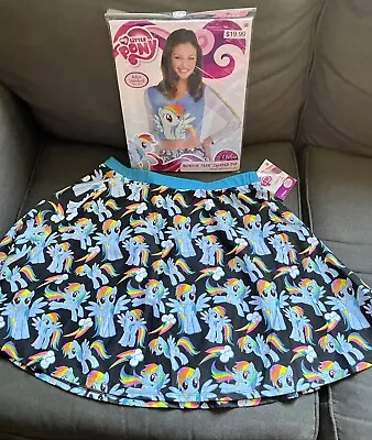 NEW: My Little Piny-Rainbow Dash  Adult Costume Set-Crop Top And Skirt • $25